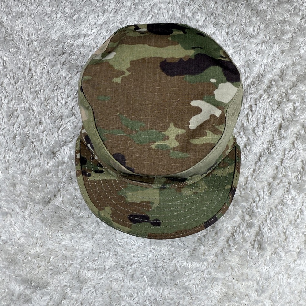 US Army Hat Cap Fitted Mens 7 1/8 Camo OCP Patrol Cap Scorpion W2 Military USGI - Picture 8 of 12